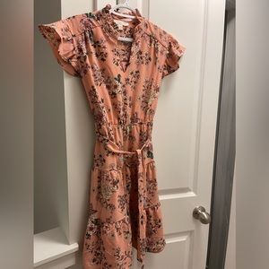 Floral spring dress women
